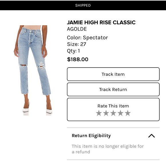 Agolde | Jeans | Agolde Jamie High Rise 